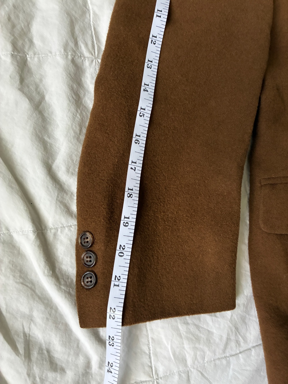 Vintage Brooks Brothers 100% Camel Hair Blazer Camel Brown 38S Made USA - Picture 10 of 11